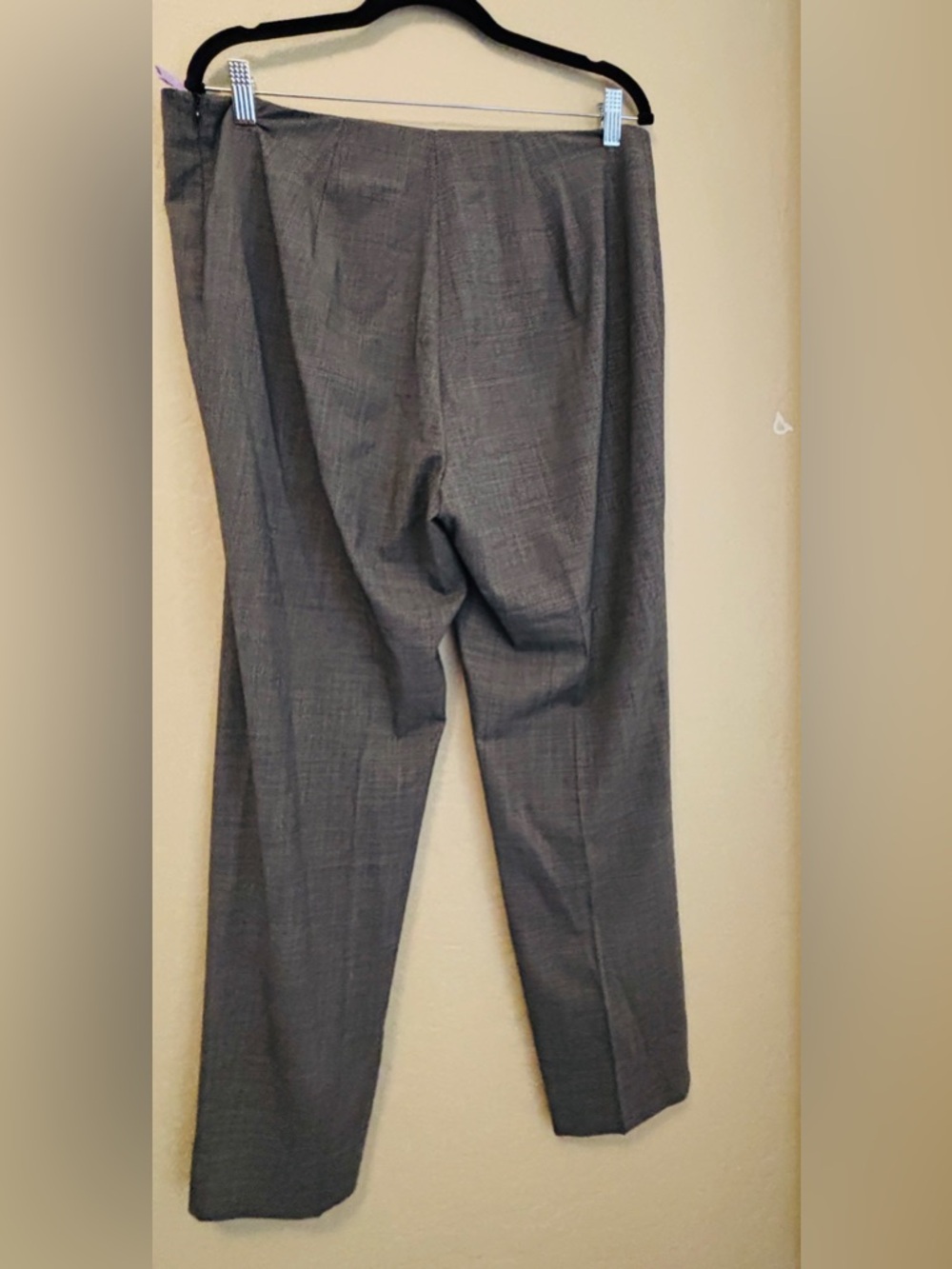 Lafayette 148 New York Gray Tailored Dress Pants 100% Virgin Wool Women’s 14 - Picture 3 of 12